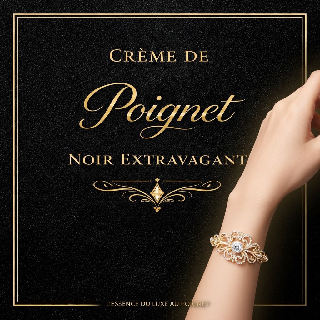 Crème de Poignet Noir Extravagant — bracelet edition
