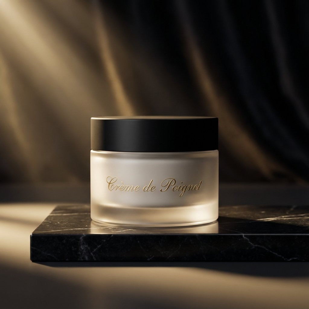 Crème de Poignet — Noir Extravagant on black marble